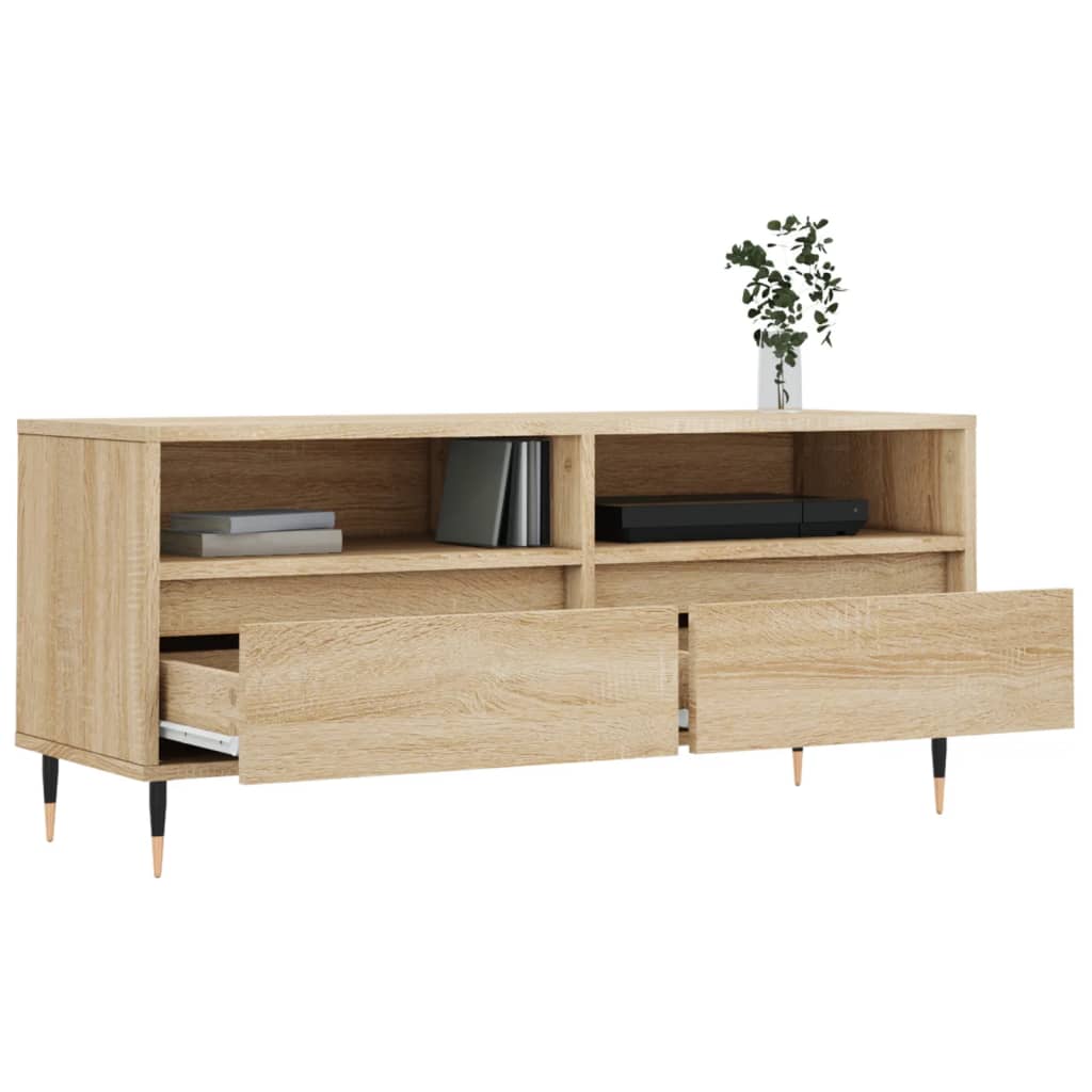 TV-Schrank Sonoma-Eiche 100x34,5x44,5 cm Holzwerkstoff
