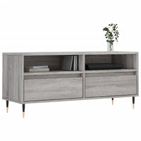 Thumbnail for TV-Schrank Grau Sonoma 100x34,5x44,5 cm Holzwerkstoff