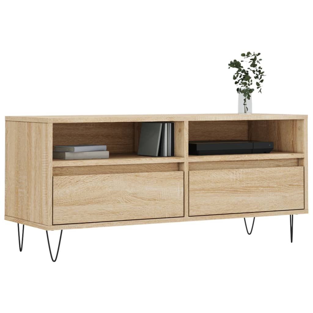 TV-Schrank Sonoma-Eiche 100x34,5x44,5 cm Holzwerkstoff