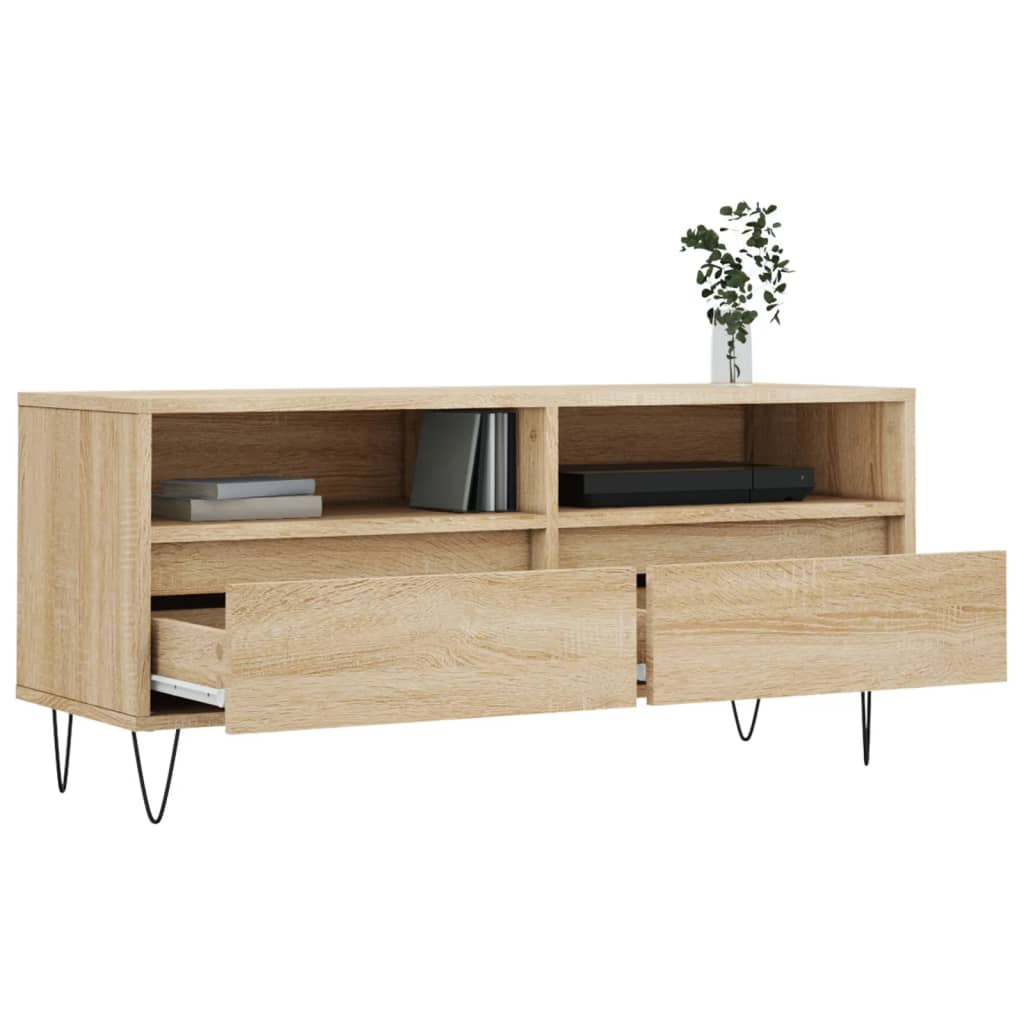 TV-Schrank Sonoma-Eiche 100x34,5x44,5 cm Holzwerkstoff
