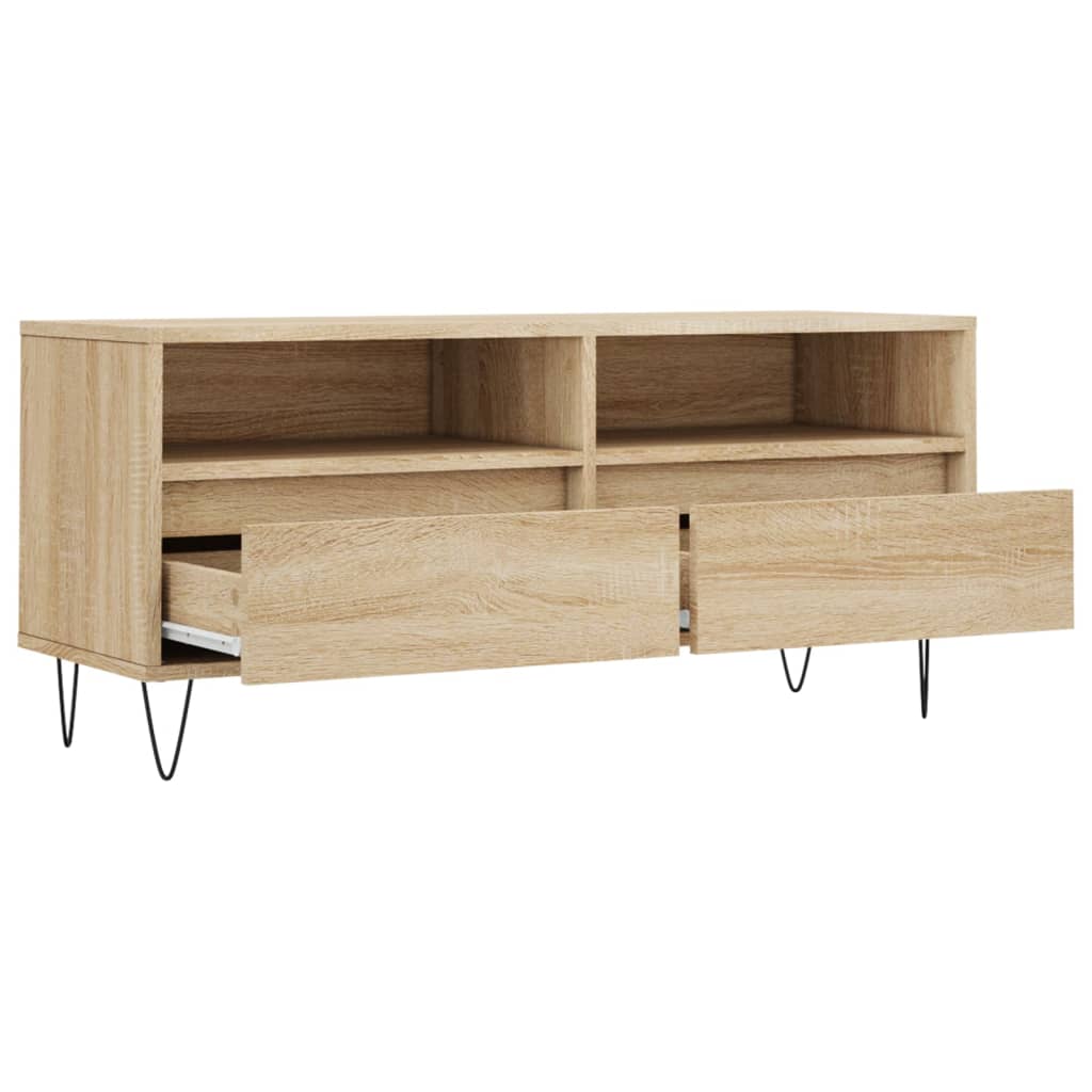 TV-Schrank Sonoma-Eiche 100x34,5x44,5 cm Holzwerkstoff