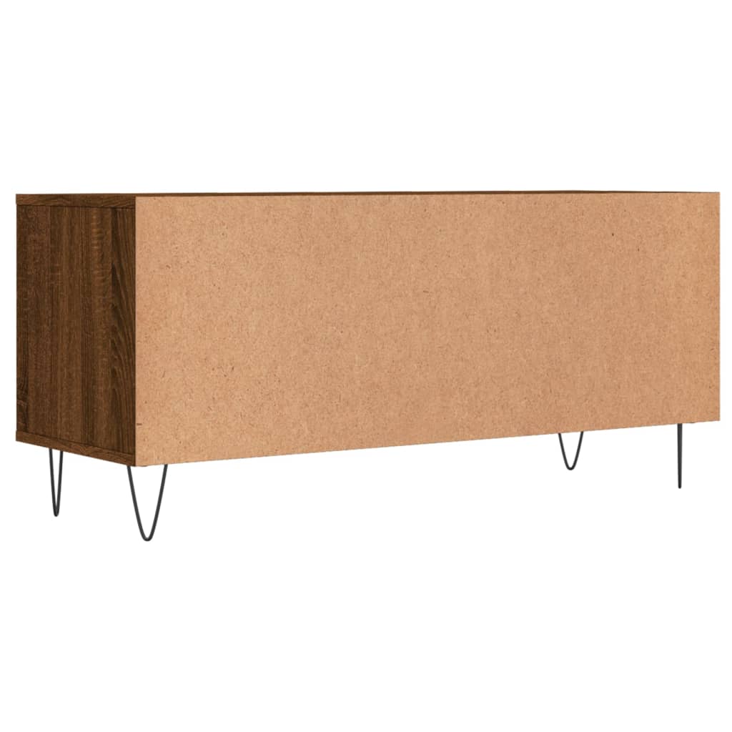 TV-Schrank Braun Eichen-Optik 100x34,5x44,5 cm Holzwerkstoff