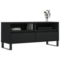 Thumbnail for TV-Schrank Schwarz 100x34,5x44,5 cm Holzwerkstoff