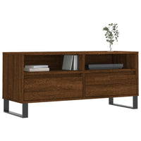 Thumbnail for TV-Schrank Braun Eichen-Optik 100x34,5x44,5 cm Holzwerkstoff