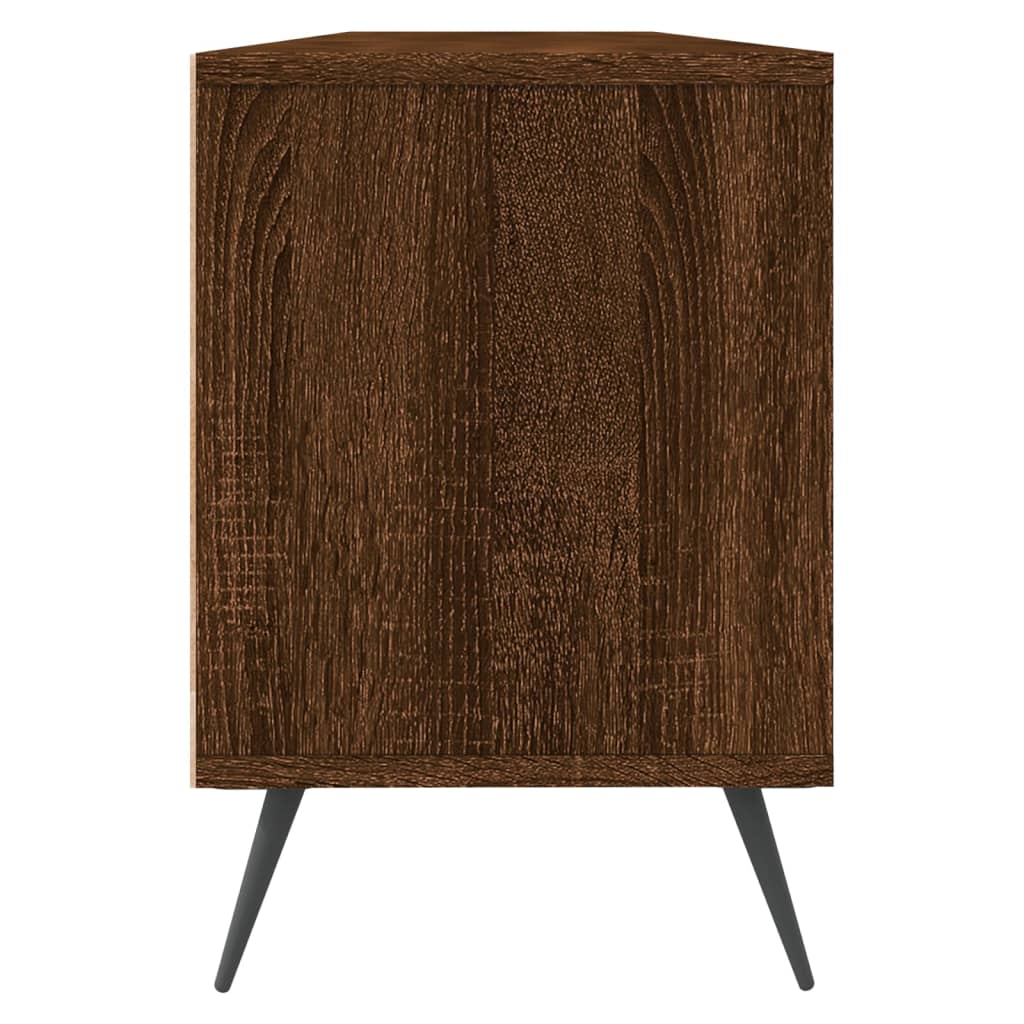 TV-Schrank Braun Eichen-Optik 150x30x44,5 cm Holzwerkstoff