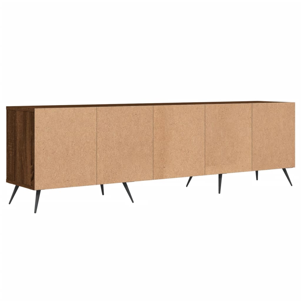 TV-Schrank Braun Eichen-Optik 150x30x44,5 cm Holzwerkstoff