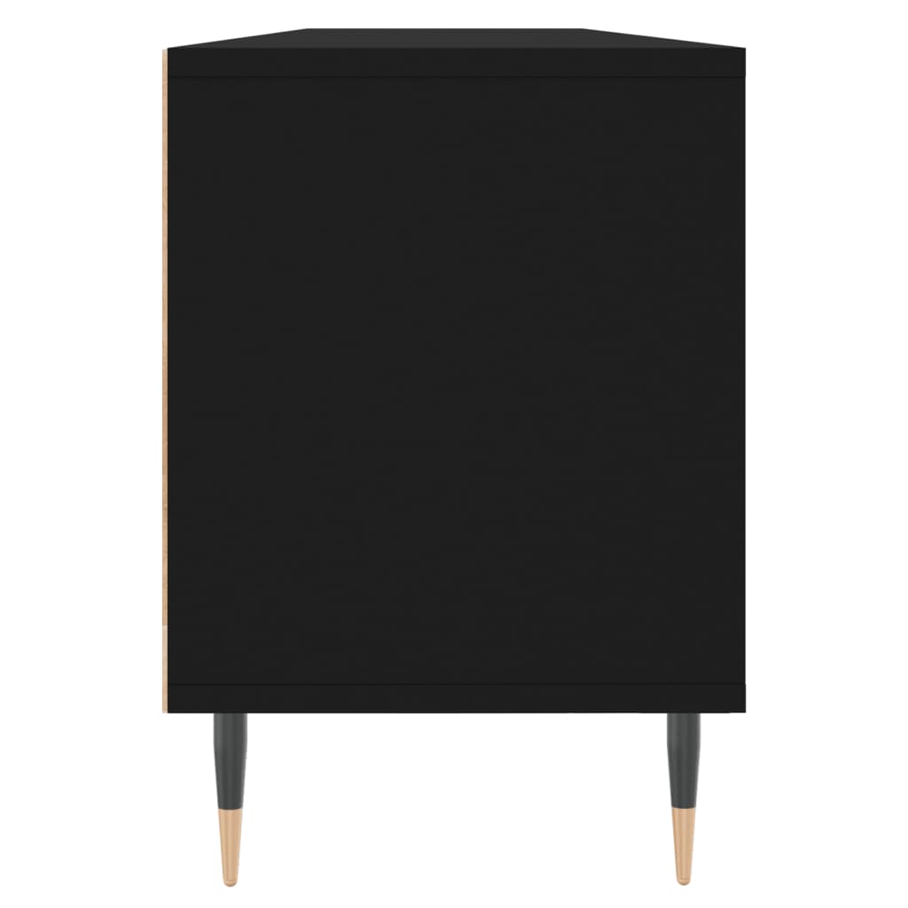 TV-Schrank Schwarz 150x30x44,5 cm Holzwerkstoff