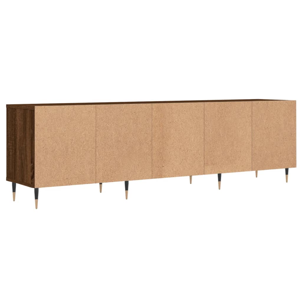 TV-Schrank Braun Eichen-Optik 150x30x44,5 cm Holzwerkstoff