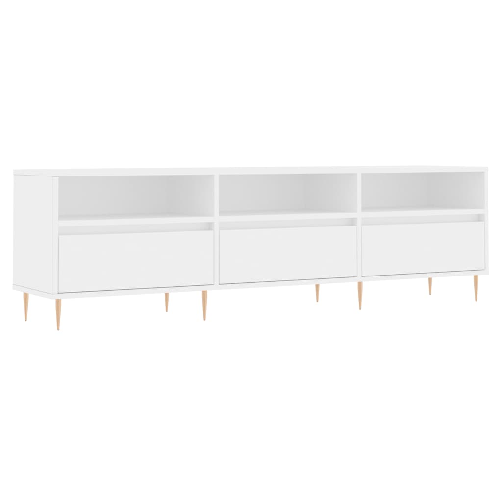 TV-Schrank Weiß 150x30x44,5 cm Holzwerkstoff