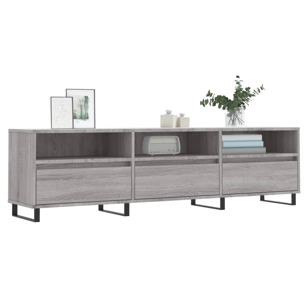 TV-Schrank Grau Sonoma 150x30x44,5 cm Holzwerkstoff