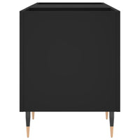 Thumbnail for Plattenschrank Schwarz 121x38x48 cm Holzwerkstoff