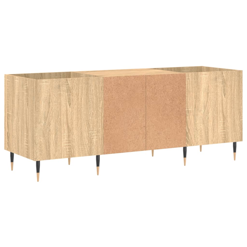 Plattenschrank Sonoma-Eiche 121x38x48 cm Holzwerkstoff