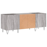 Thumbnail for Plattenschrank Grau Sonoma 121x38x48 cm Holzwerkstoff