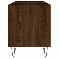 Thumbnail for Plattenschrank Braun Eichen-Optik 121x38x48 cm Holzwerkstoff