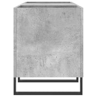 Thumbnail for Plattenschrank Betongrau 121x38x48 cm Holzwerkstoff