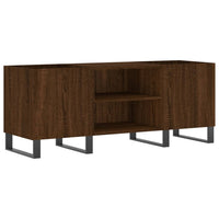 Thumbnail for Plattenschrank Braun Eichen-Optik 121x38x48 cm Holzwerkstoff