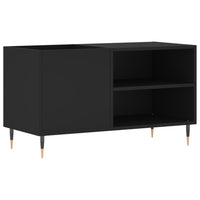 Thumbnail for Plattenschrank Schwarz 85x38x48 cm Holzwerkstoff