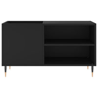 Thumbnail for Plattenschrank Schwarz 85x38x48 cm Holzwerkstoff