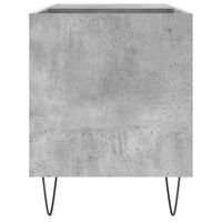 Thumbnail for Plattenschrank Betongrau 85x38x48 cm Holzwerkstoff