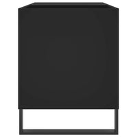 Thumbnail for Plattenschrank Schwarz 85x38x48 cm Holzwerkstoff