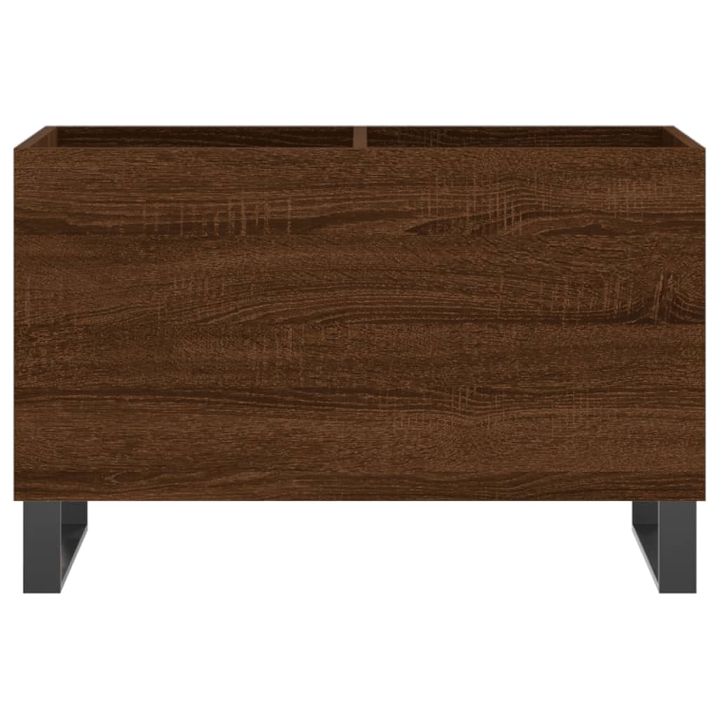 Plattenschrank Braun Eichen-Optik 74,5x38x48 cm Holzwerkstoff