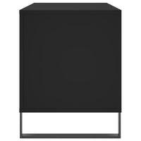 Thumbnail for Plattenschrank Schwarz 100x38x48 cm Holzwerkstoff