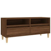 Thumbnail for TV-Schrank Braun Eichen-Optik 100x34,5x44,5 cm Holzwerkstoff