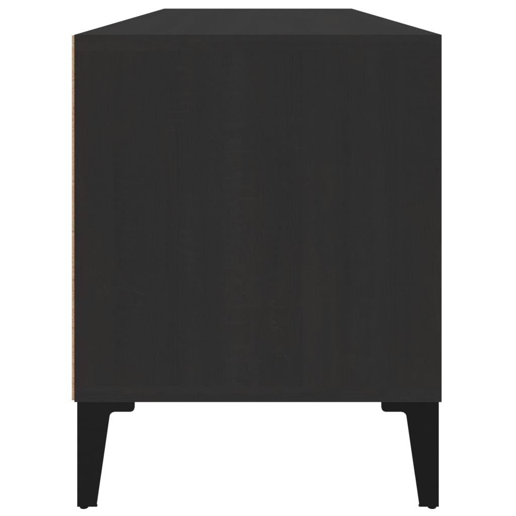 TV-Schrank Schwarz 100x34,5x44,5 cm Holzwerkstoff