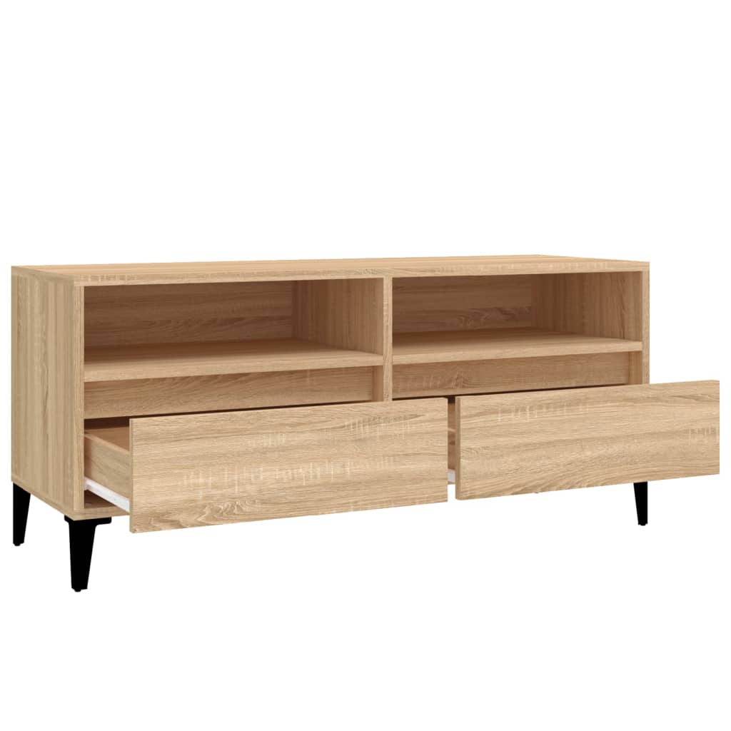 TV-Schrank Sonoma-Eiche 100x34,5x44,5 cm Holzwerkstoff