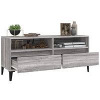 Thumbnail for TV-Schrank Grau Sonoma 100x34,5x44,5 cm Holzwerkstoff