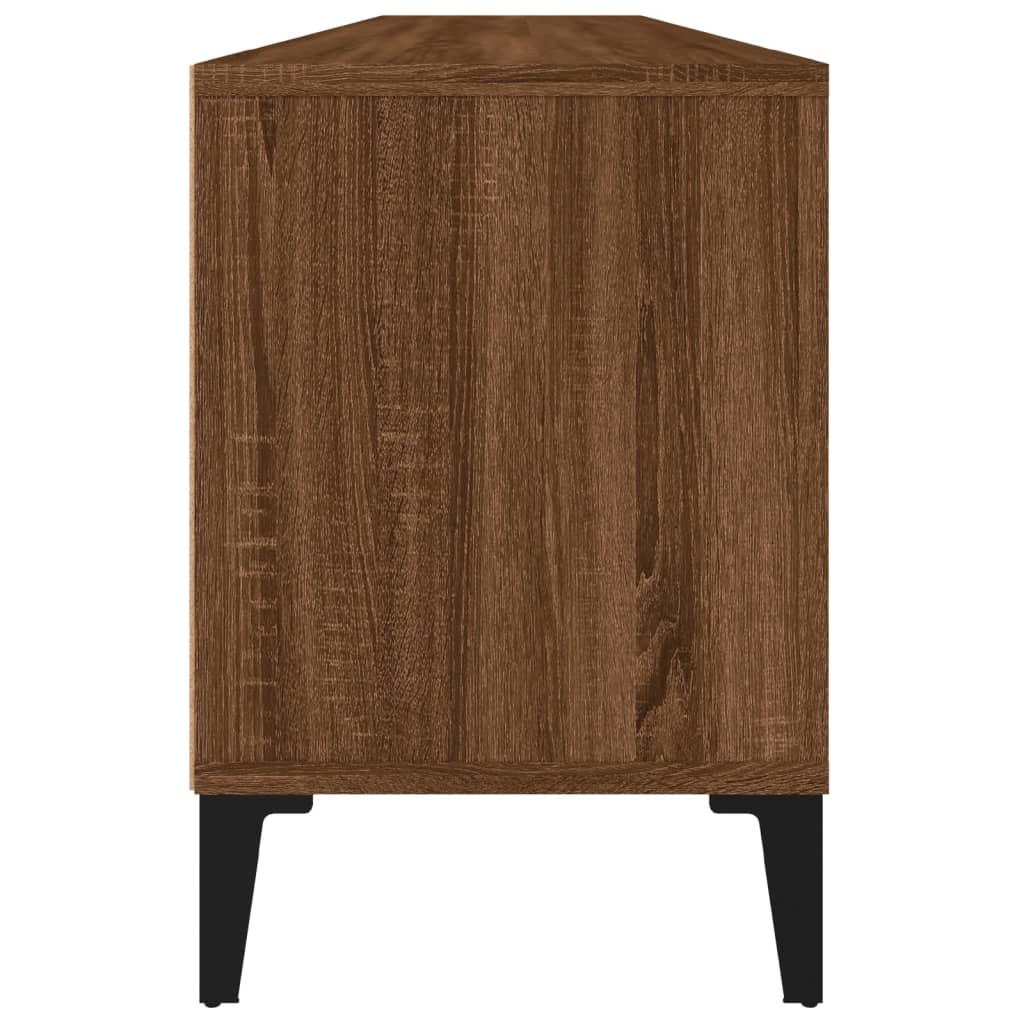 TV-Schrank Braun Eichen-Optik 150x30x44,5 cm Holzwerkstoff