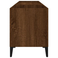 Thumbnail for Plattenschrank Braun Eichen-Optik 121x38x48 cm Holzwerkstoff