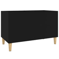 Thumbnail for Plattenschrank Schwarz 74,5x38x48 cm Holzwerkstoff