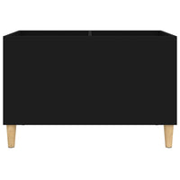 Thumbnail for Plattenschrank Schwarz 74,5x38x48 cm Holzwerkstoff