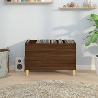 Thumbnail for Plattenschrank Braun Eichen-Optik 74,5x38x48 cm Holzwerkstoff