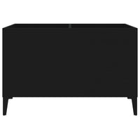 Thumbnail for Plattenschrank Schwarz 74,5x38x48 cm Holzwerkstoff