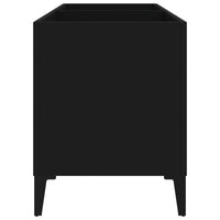 Thumbnail for Plattenschrank Schwarz 74,5x38x48 cm Holzwerkstoff
