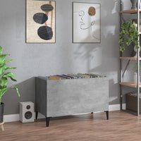 Thumbnail for Plattenschrank Betongrau 74,5x38x48 cm Holzwerkstoff