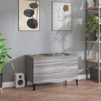 Thumbnail for Plattenschrank Grau Sonoma 74,5x38x48 cm Holzwerkstoff