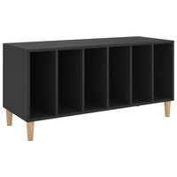 Thumbnail for Plattenschrank Schwarz 100x38x48 cm Holzwerkstoff