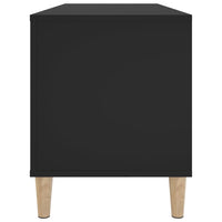 Thumbnail for Plattenschrank Schwarz 100x38x48 cm Holzwerkstoff