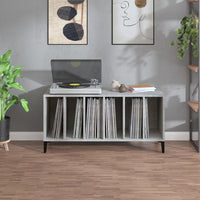 Thumbnail for Plattenschrank Betongrau 100x38x48 cm Holzwerkstoff