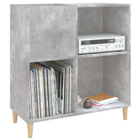 Thumbnail for Plattenschrank Betongrau 84,5x38x89 cm Holzwerkstoff