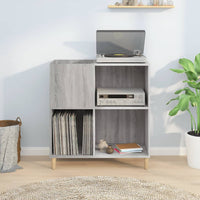 Thumbnail for Plattenschrank Grau Sonoma 84,5x38x89 cm Holzwerkstoff