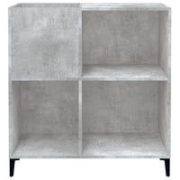 Thumbnail for Plattenschrank Betongrau 84,5x38x89 cm Holzwerkstoff