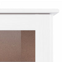 Thumbnail for Highboard ALTA Weiß 77x35x188 cm Massivholz Kiefer