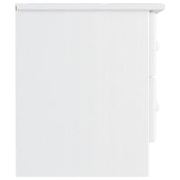 Thumbnail for Nachttisch ALTA Weiß 43x35x40,5 cm Massivholz Kiefer