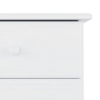 Thumbnail for Nachttisch ALTA Weiß 41x35x55 cm Massivholz Kiefer