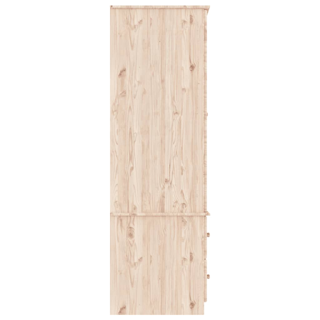 Kleiderschrank ALTA 90x55x170 cm Massivholz Kiefer