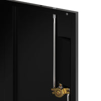 Thumbnail for Aktenschrank Schwarz 90x40x40 cm Stahl